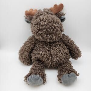 Manhattan Toy Company Curly Q's Moose Plush 14” Curly Brown Fur Stuffed Toy 2020